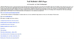 Desktop Screenshot of neilmcbride.co.uk
